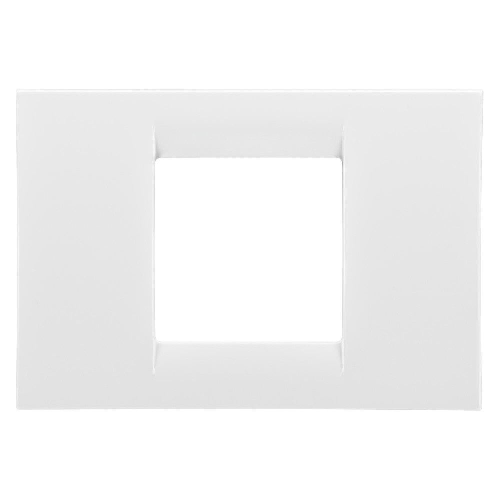 Rama Gewiss System Virna GW22102, 2 module, alba, pentru priza / intrerupator