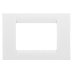 Rama Gewiss System Virna GW22103, 3 module, alba, pentru priza / intrerupator