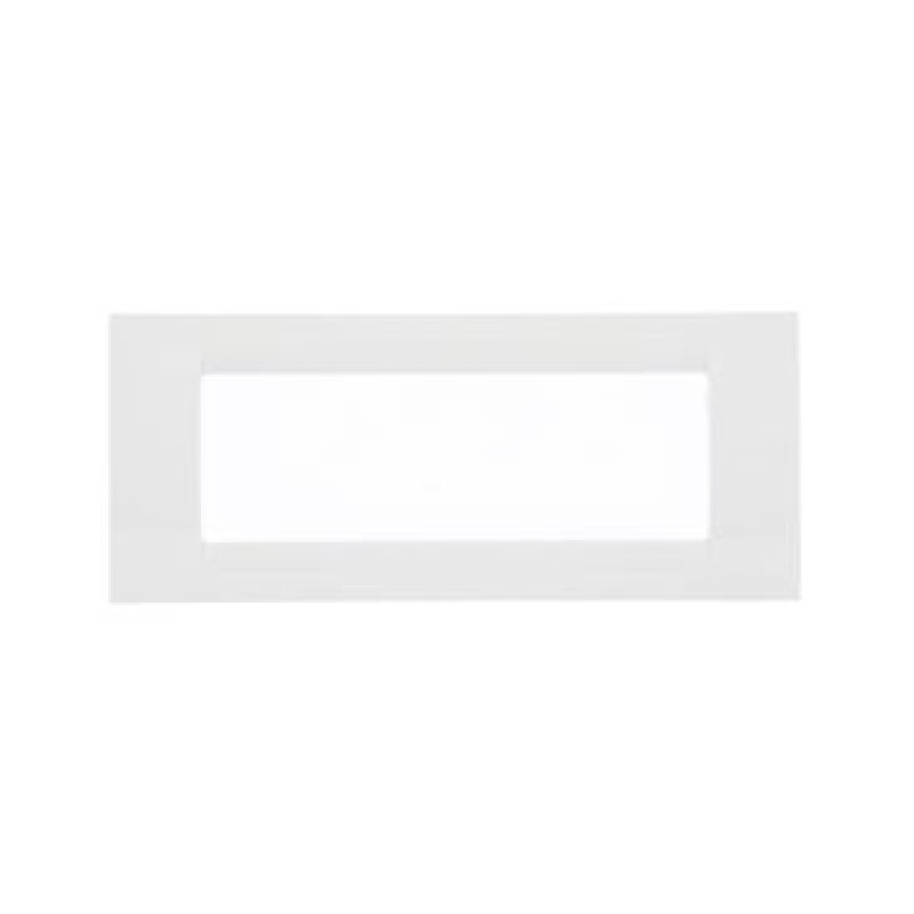 Rama Gewiss System Virna GW22106, 6 module, alba, pentru priza / intrerupator