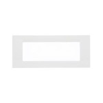 Rama Gewiss System Virna GW22106, 6 module, alba, pentru priza / intrerupator
