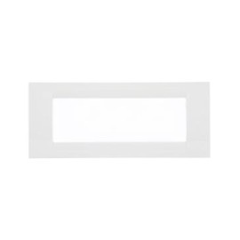 Rama Gewiss System Virna GW22106, 6 module, alba, pentru priza / intrerupator