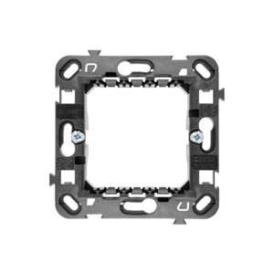 Suport fixare cu gheare Gewiss Chorus International GW16821, 2 module, pentru rama priza / intrerupator