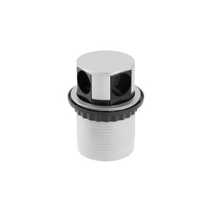 Priza lift arc COMFORT Ø100mm, 4xSCHUKO, AC220-240V, IP20, 1,5 m, aluminiu GTV AE-BPW4S100-53