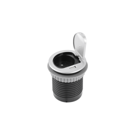 Priza incastrabila in mobilier, 1XSCHUCKO, 1XUSB 5V 2.4A, 1.9m, aluminiu GTV AE-BPW1S1UCH-53