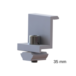 Clema fixare capat panou fotovoltaic